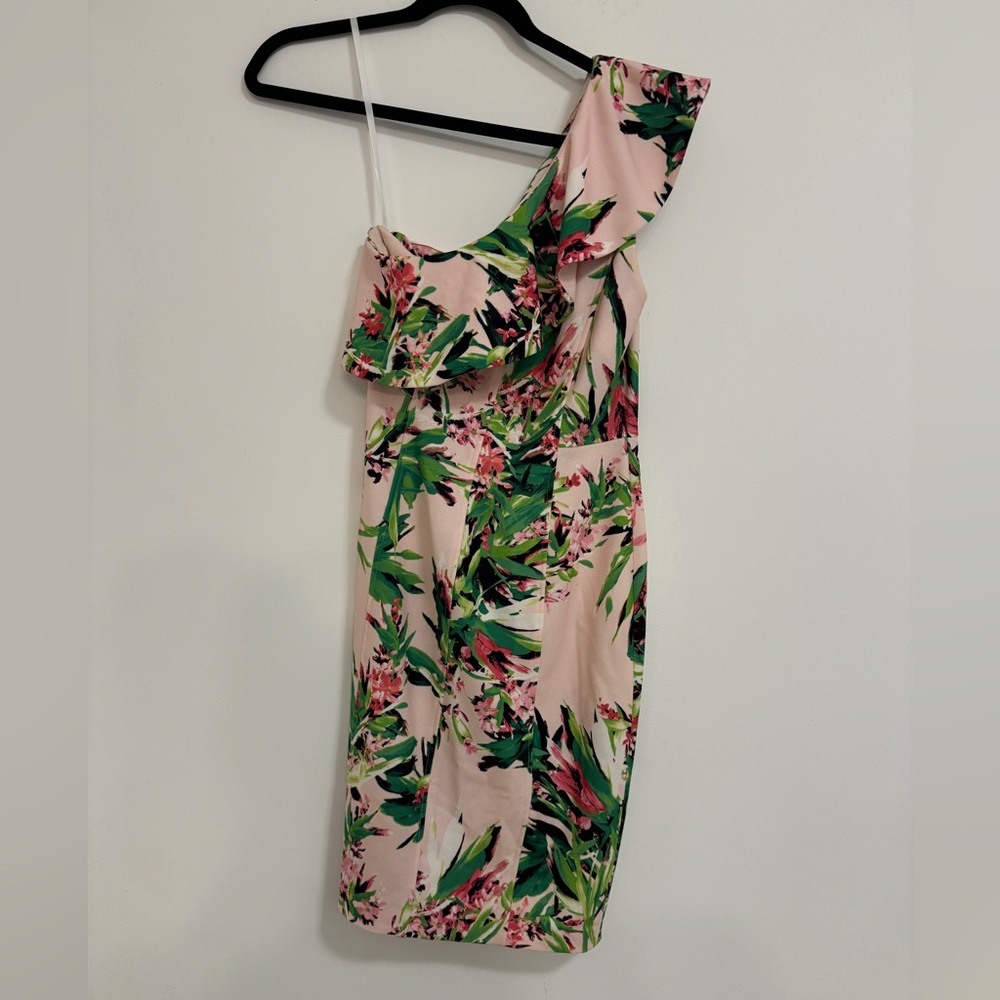 Tommy Hilfiger women’s one shoulder, pink and green dress - Picture 5 of 8
